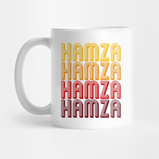 Hamza - Retro Minimal Line Pattern by Fusti